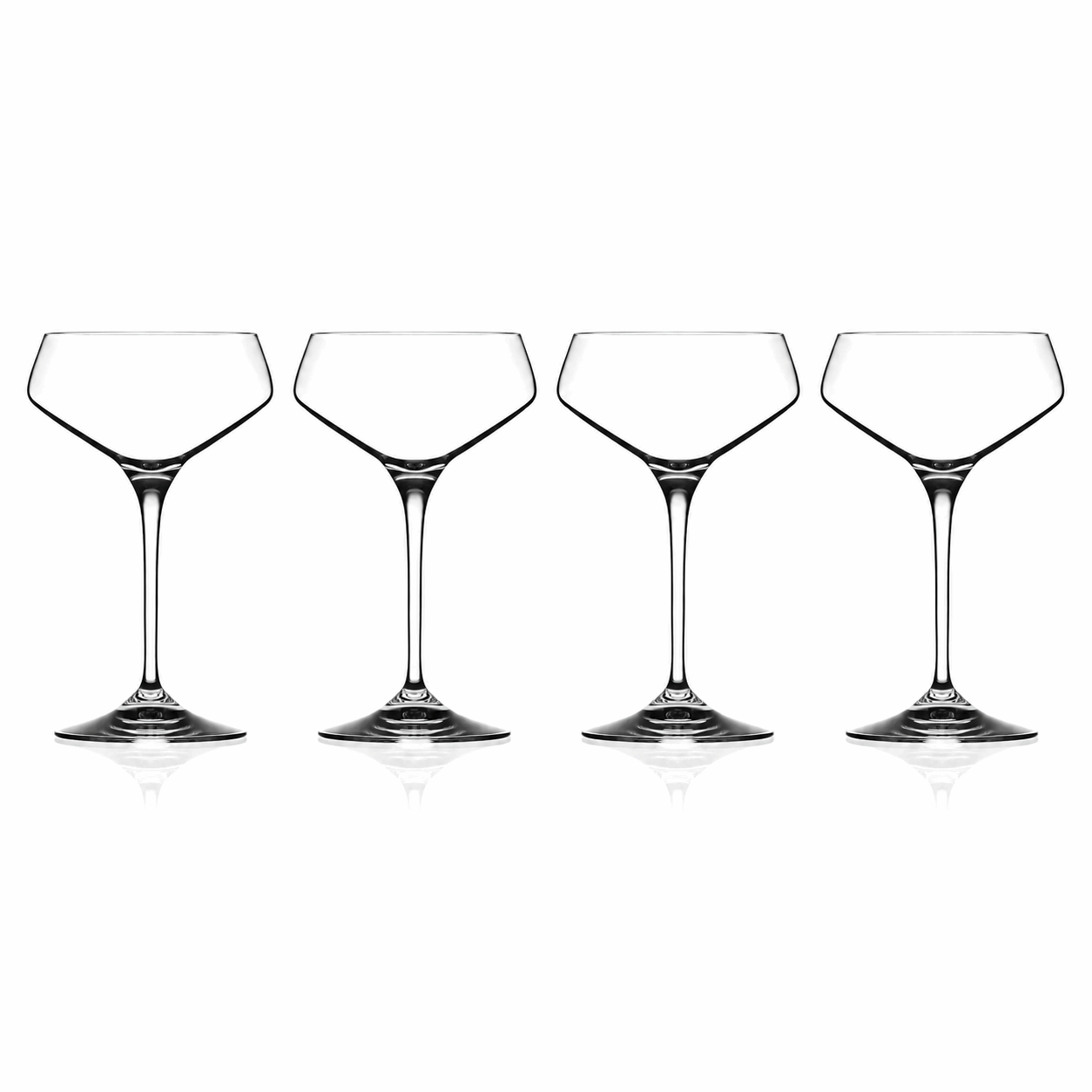 Aria RCR Luxion® Champagnerschalen – Italienische Kristallgläser für Sekt, Cocktails & stilvolle Feiern