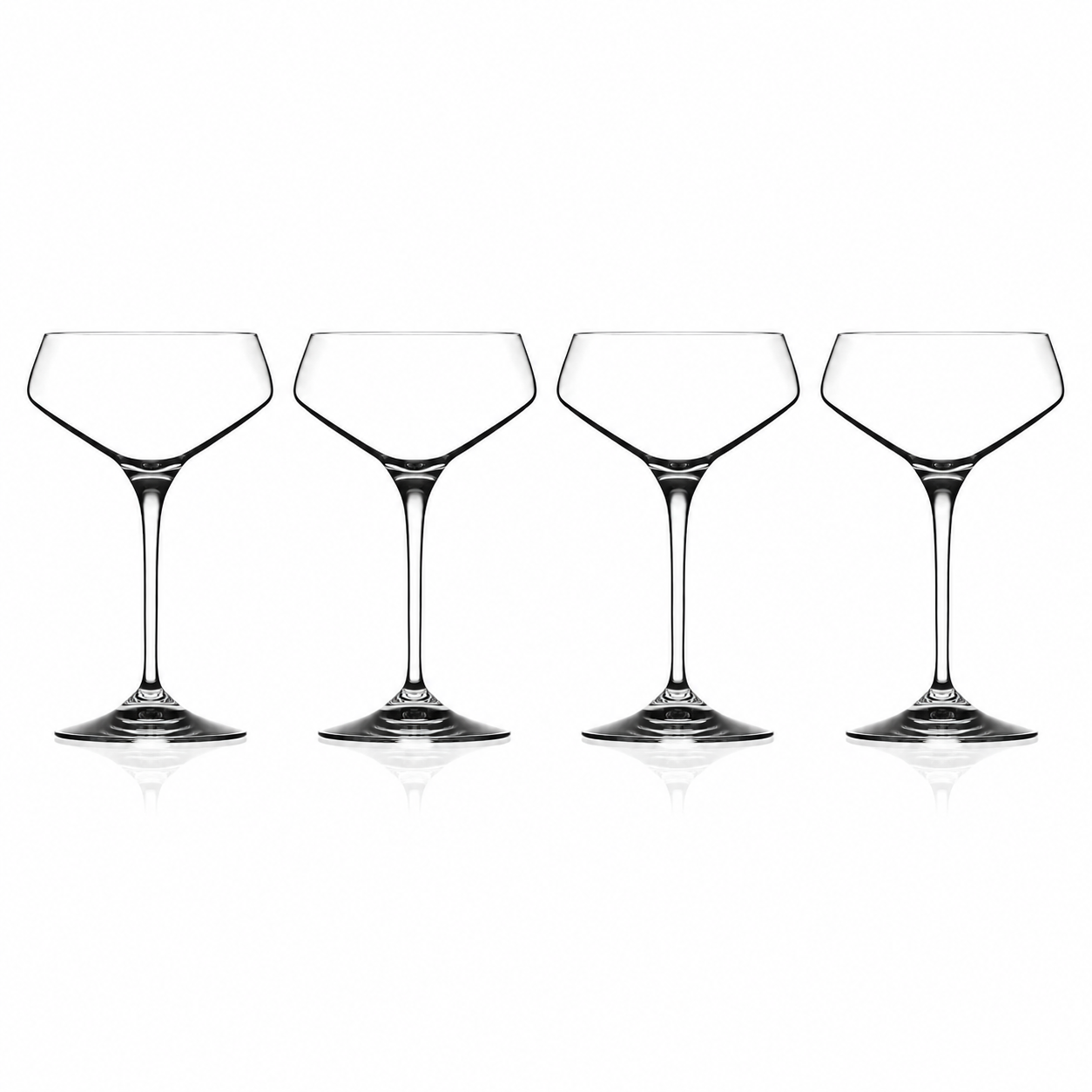 Aria RCR Luxion® Champagnerschalen – Italienische Kristallgläser für Sekt, Cocktails & stilvolle Feiern