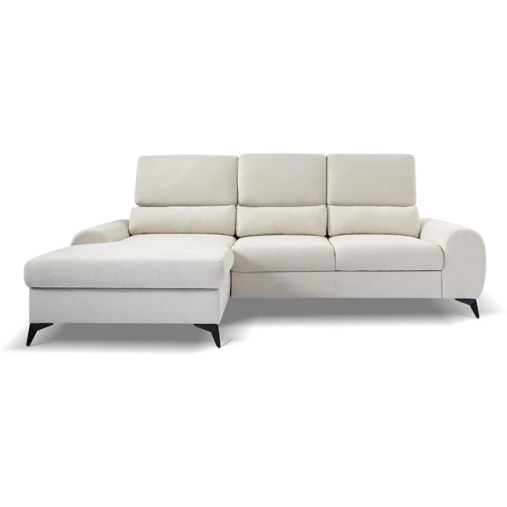 Milan Ecksofa mit Schlaffunktion und Bettkasten in Sereno
