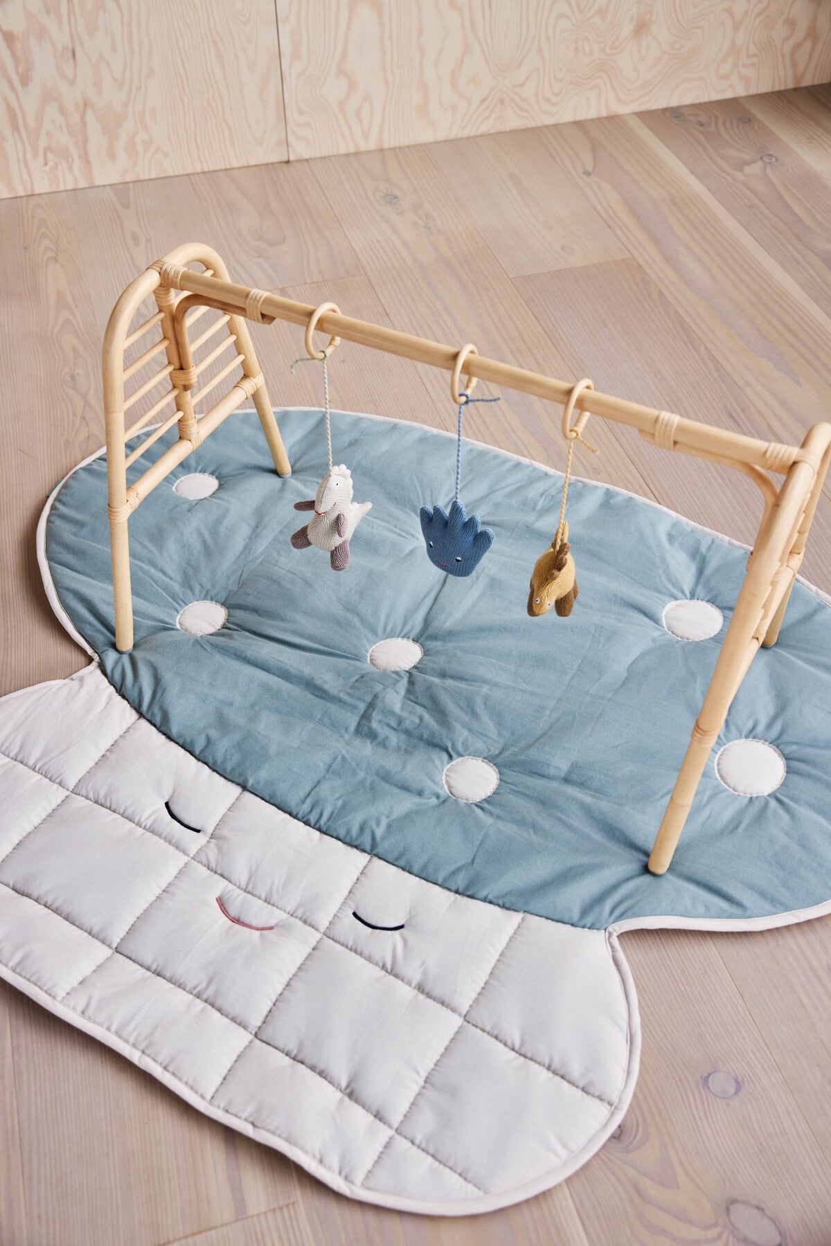 PolsterOase Decke – Gesteppte Decke mit Pilzmotiv Nr. 3
