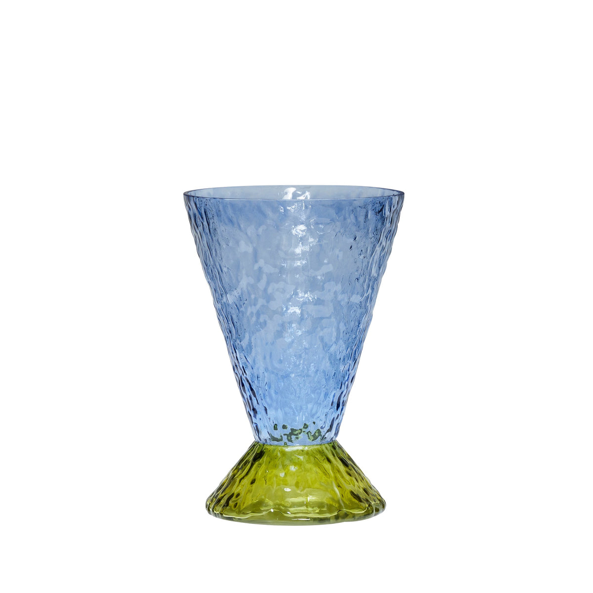 PolsterOase Möbel – Abyss Vase aus mundgeblasenem Glas, Blau – Ansicht 3