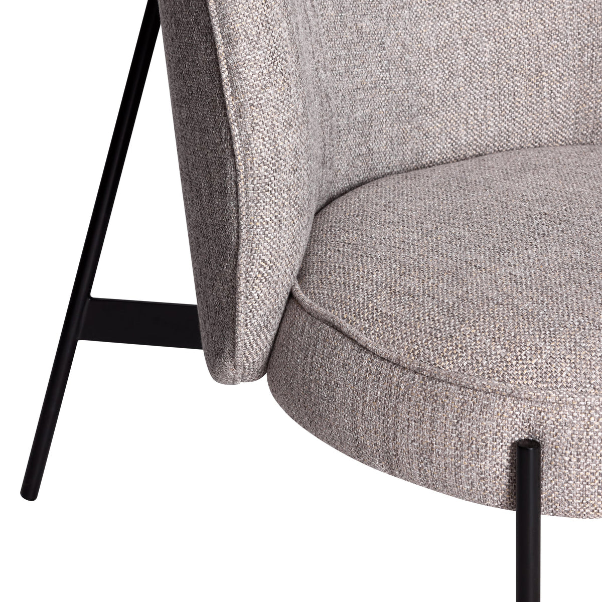 PolsterOase Möbel – Area Loungesessel, Hellgrau – Ansicht 6