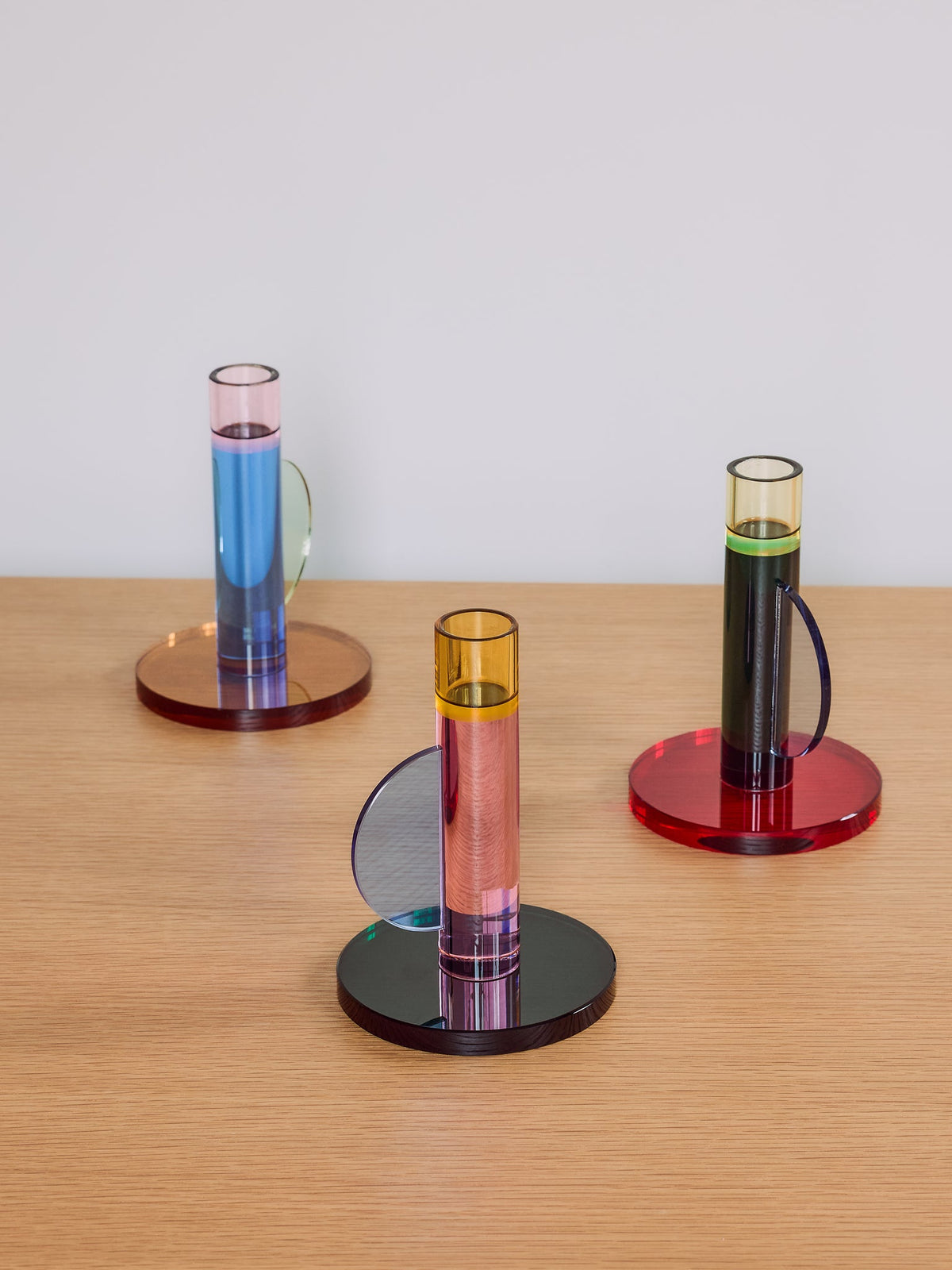 PolsterOase Möbel – Astro Kerzenhalter aus Kristallglas, Grün – Ansicht 8