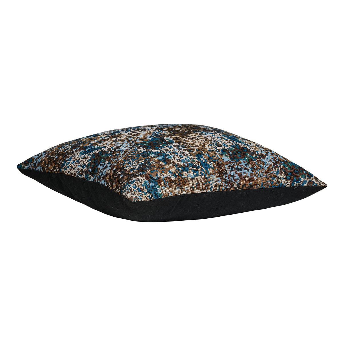 PolsterOase Möbel – Blossom Kissen, Blau/Braun, 45 × 45 cm – Ansicht 3