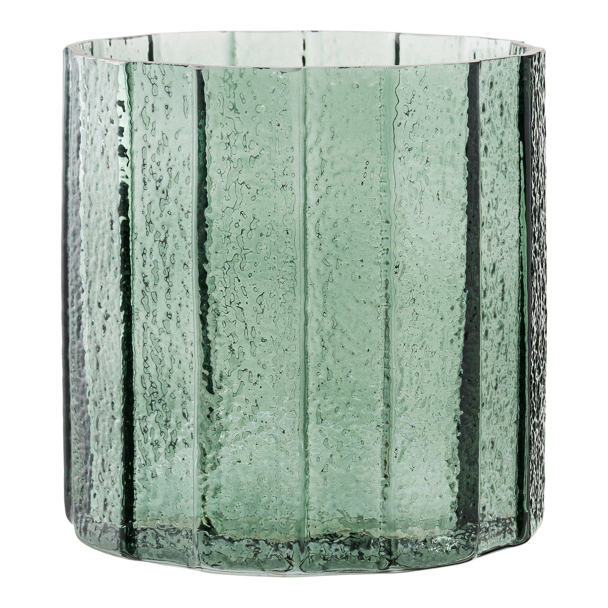PolsterOase Möbel – Blumentopf aus Glas, Posygrün, Ø 15 cm