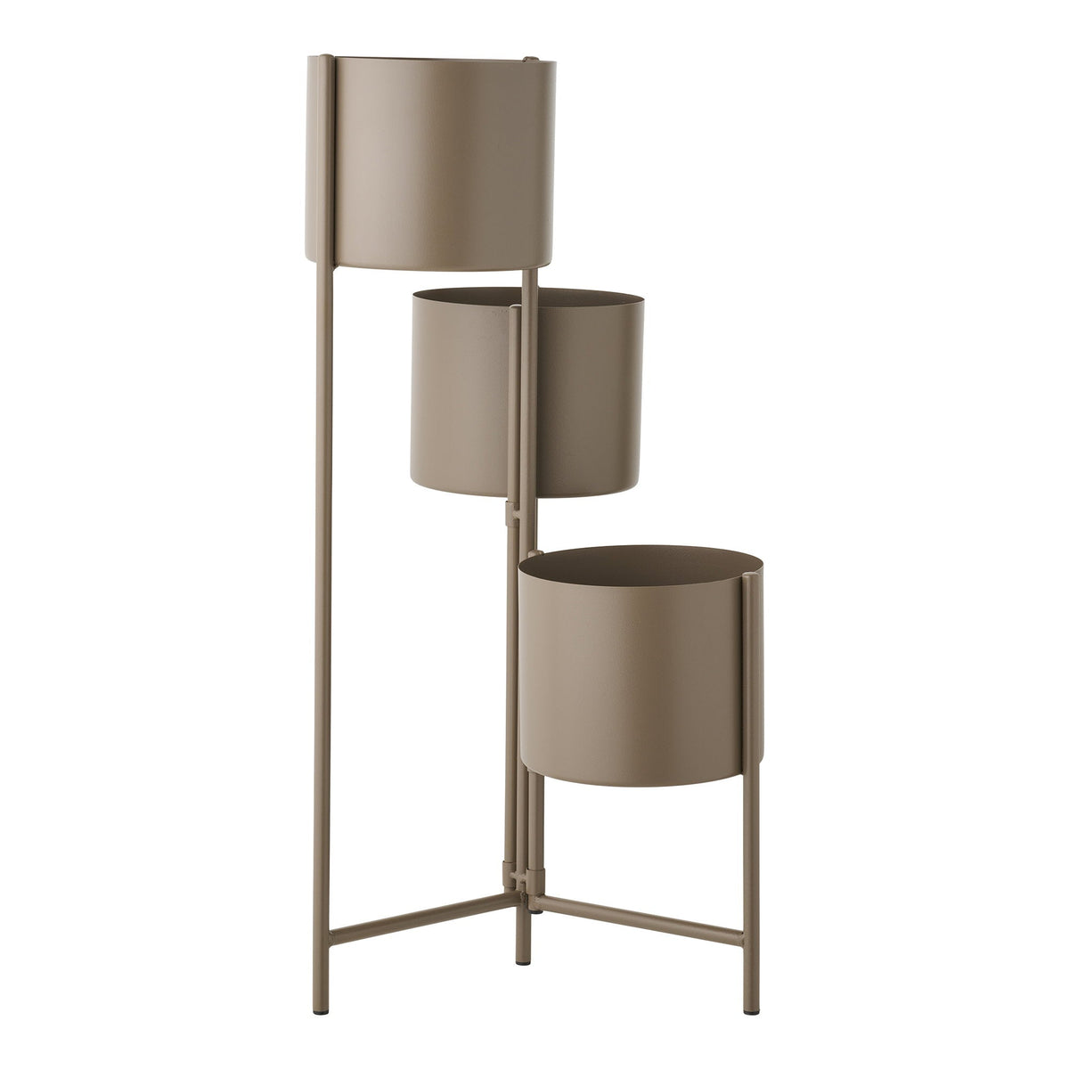 PolsterOase Möbel – Blumentopf aus Stahl, Braun, 75, 5 cm – Ansicht 4