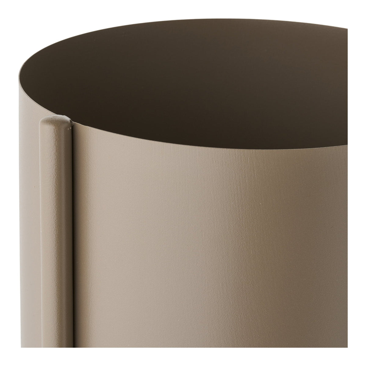 PolsterOase Möbel – Blumentopf aus Stahl, Braun, 75, 5 cm – Ansicht 5