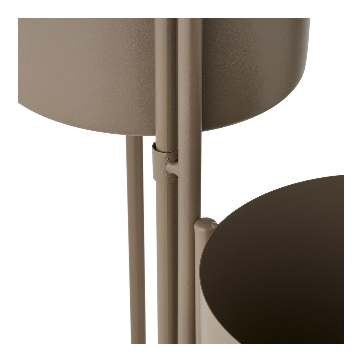 PolsterOase Möbel – Blumentopf aus Stahl, Braun, 75, 5 cm – Ansicht 6