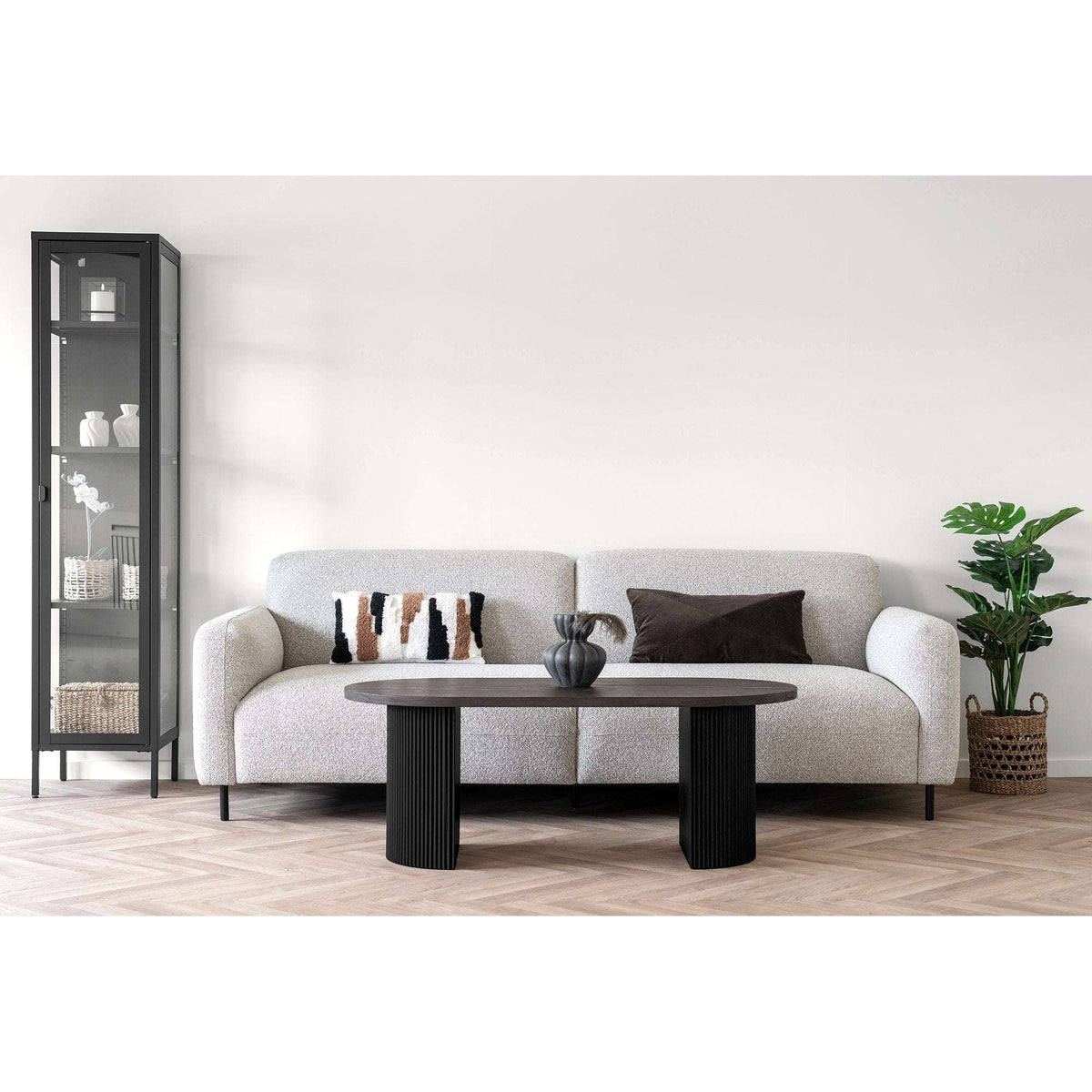 PolsterOase Möbel – Boavista Couchtisch, dunkelbraun, 60 x 120 x 45 cm – Ansicht 2
