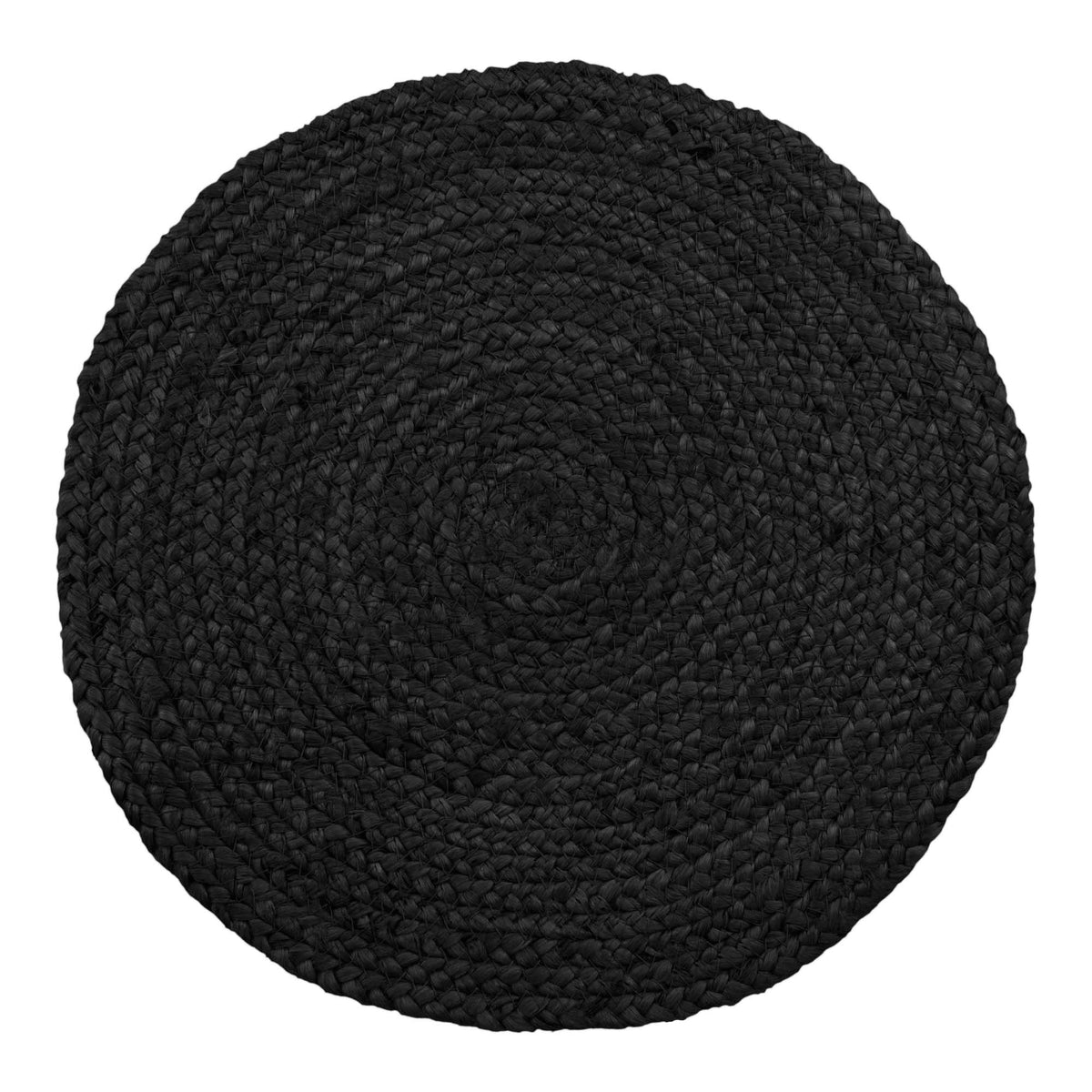 PolsterOase Möbel – Bombay Platzsets aus Jute, 4er, Set, Dunkelgrau, Ø 38 cm – Ansicht 2