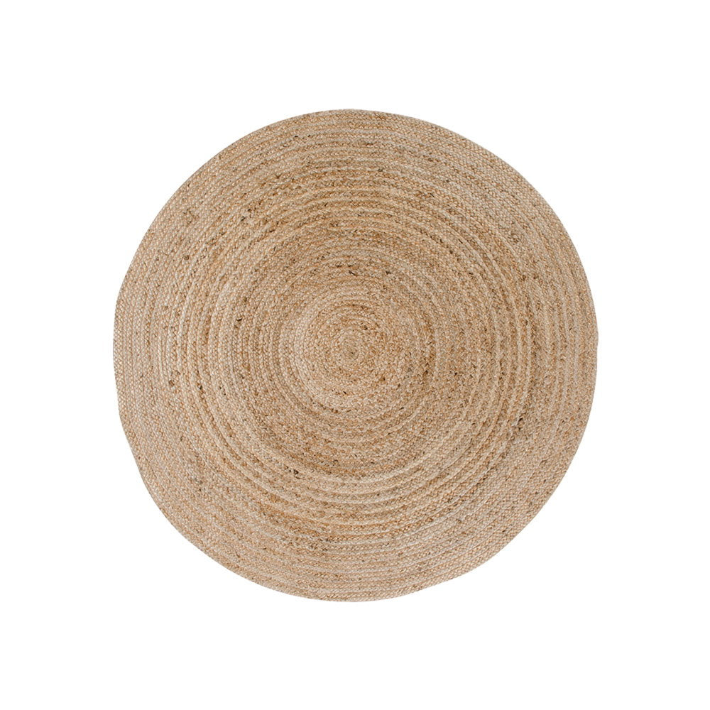 PolsterOase Möbel – Bombay Teppich aus Jute, Ø 90 cm