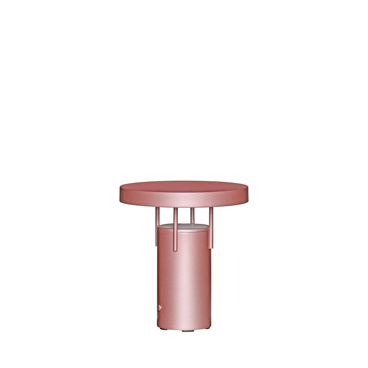 PolsterOase Möbel – BringMe Akku, Tischlampe, mini, Metallicrosa