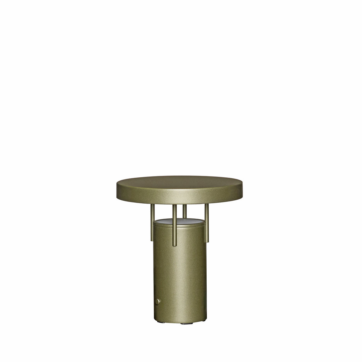 PolsterOase Möbel – BringMe Akku, Tischlampe, mini, Metallic, Dunkelgrün