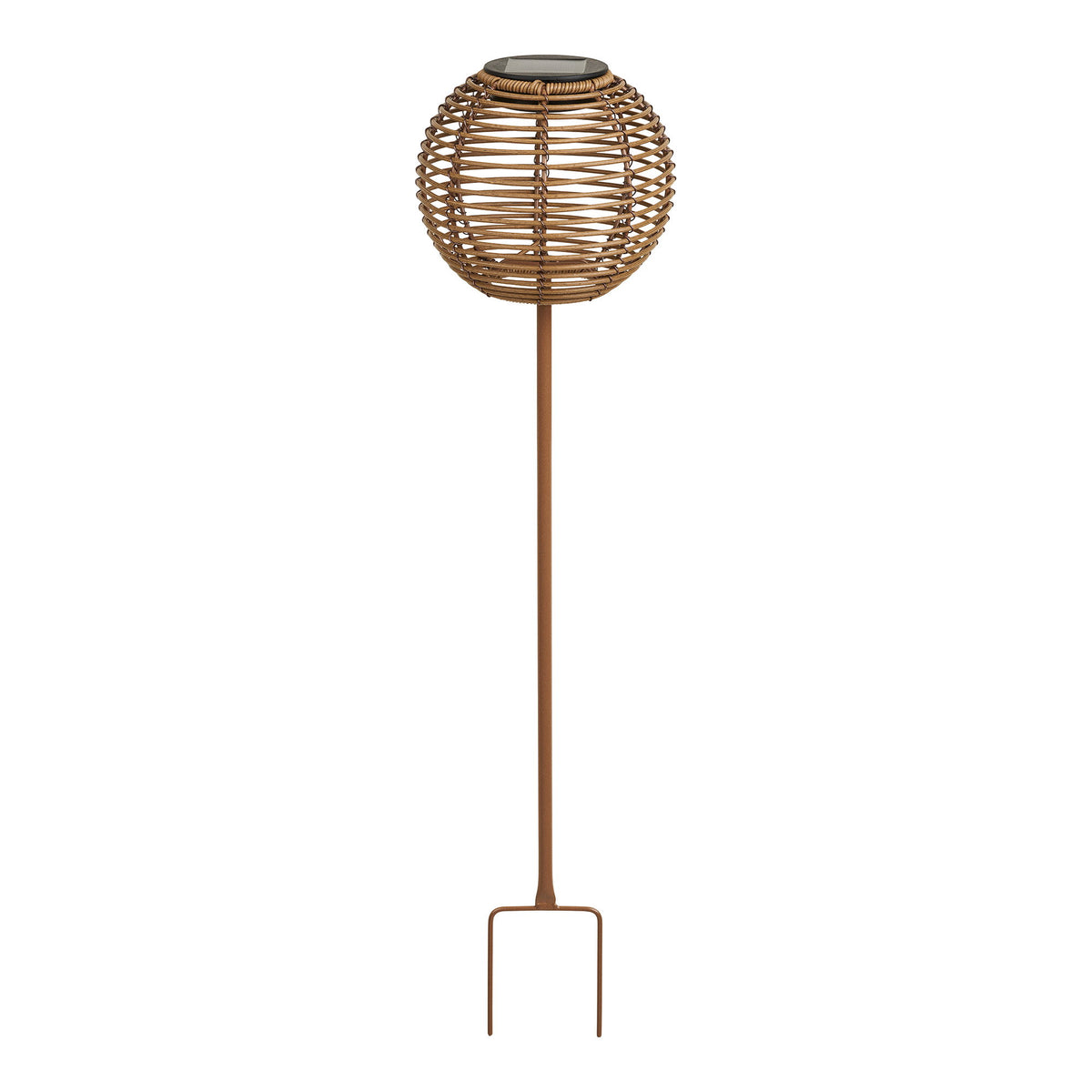 PolsterOase Möbel – Carlisle Lampe, wiederaufladbare Lampe mit integriertem Solarpanel, natur