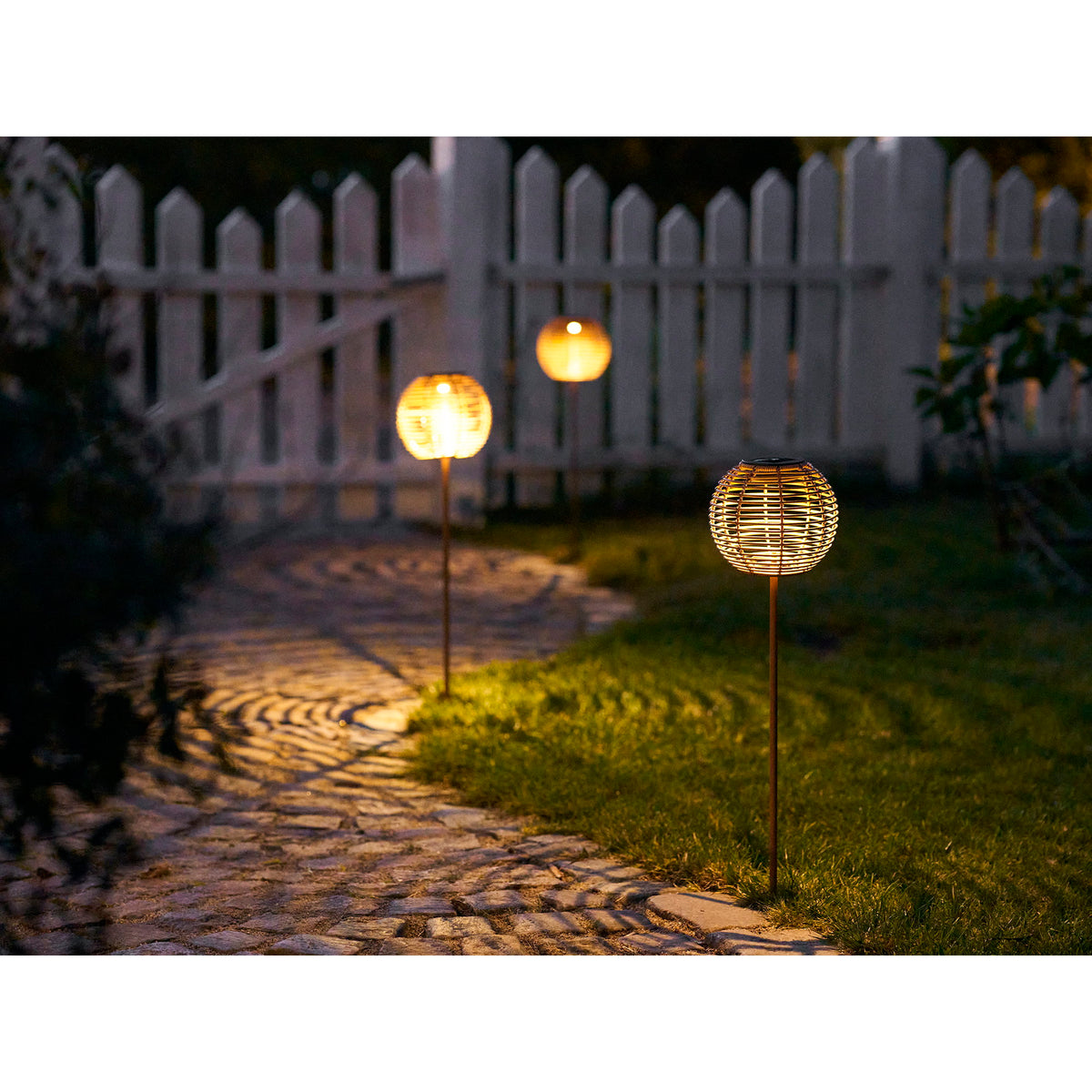 PolsterOase Möbel – Carlisle Lampe, wiederaufladbare Lampe mit integriertem Solarpanel, natur – Ansicht 8