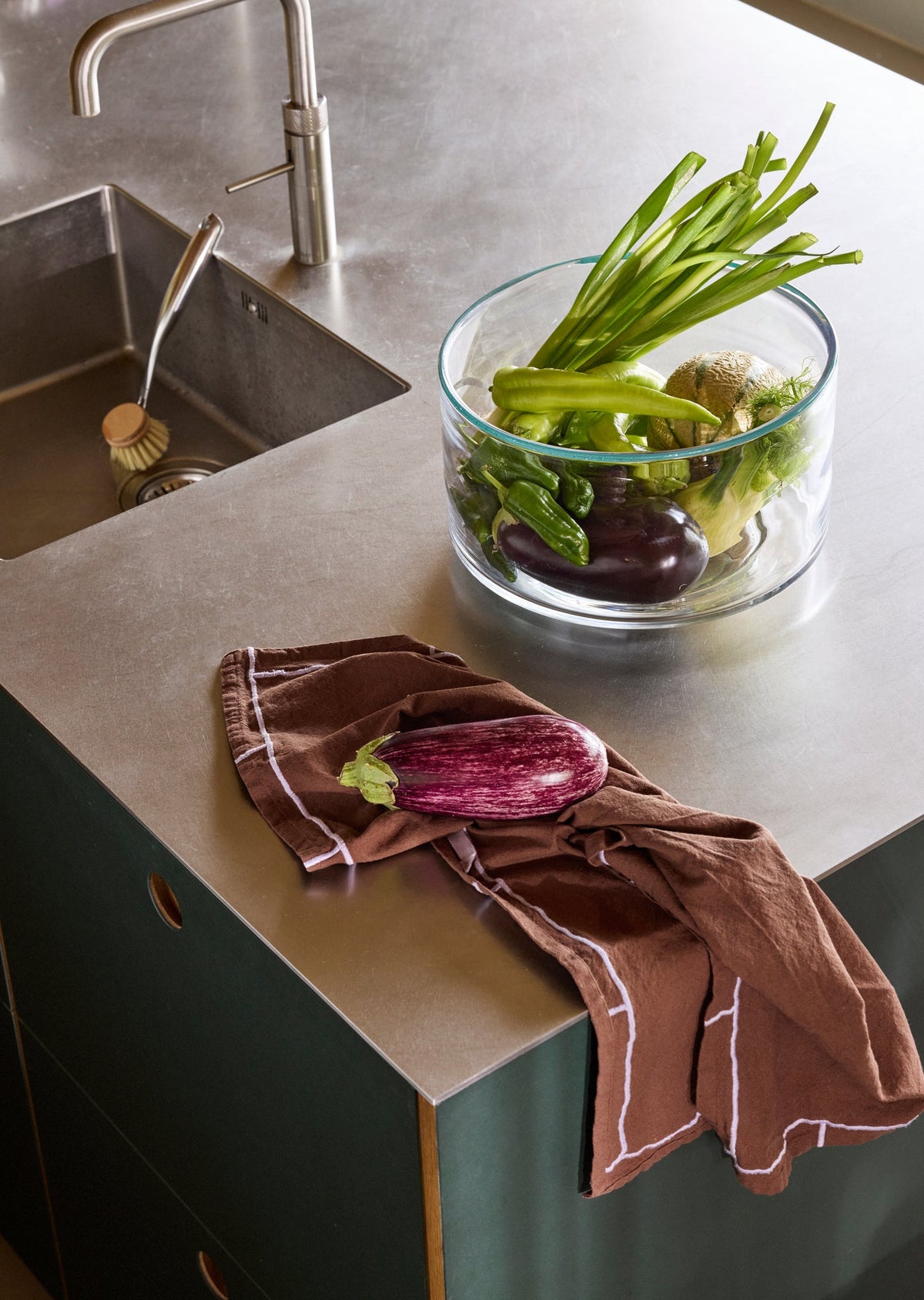 PolsterOase Möbel – Clea Schüssel aus mundgeblasenem Glas, groß – Ansicht 6