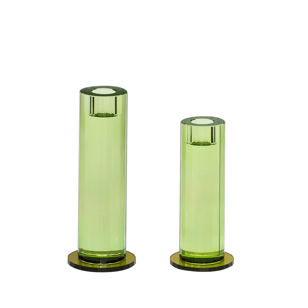 PolsterOase Möbel – Cut Kerzenhalter aus Kristallglas, 2er, Set