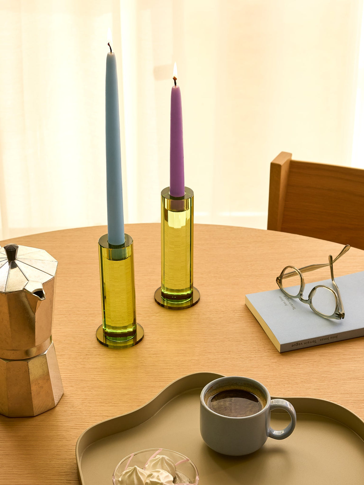 PolsterOase Möbel – Cut Kerzenhalter aus Kristallglas, 2er, Set – Ansicht 4
