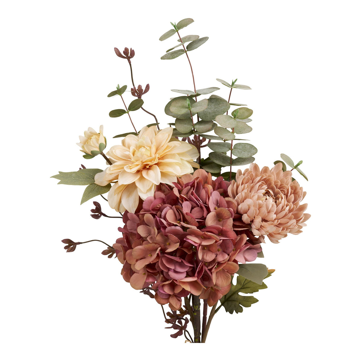 PolsterOase Möbel – Dahlien Kunstblumenstrauß aus PE, Kunststoff, Farbmix – Ansicht 2