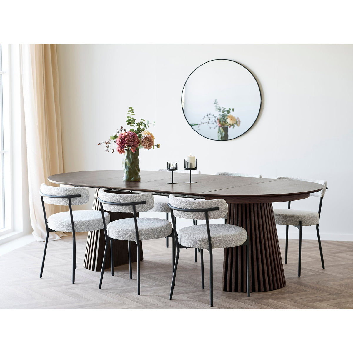 PolsterOase Möbel – Dahlien Kunstblumenstrauß aus PE, Kunststoff, Farbmix – Ansicht 6
