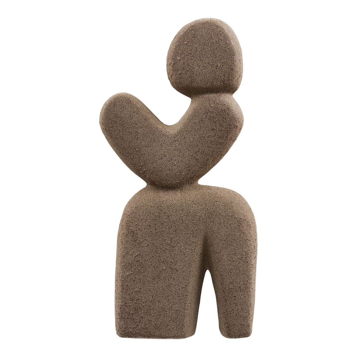 PolsterOase Möbel – Dekoobjekt aus Keramik, Braun, 16 × 8 × 36 cm – Ansicht 2
