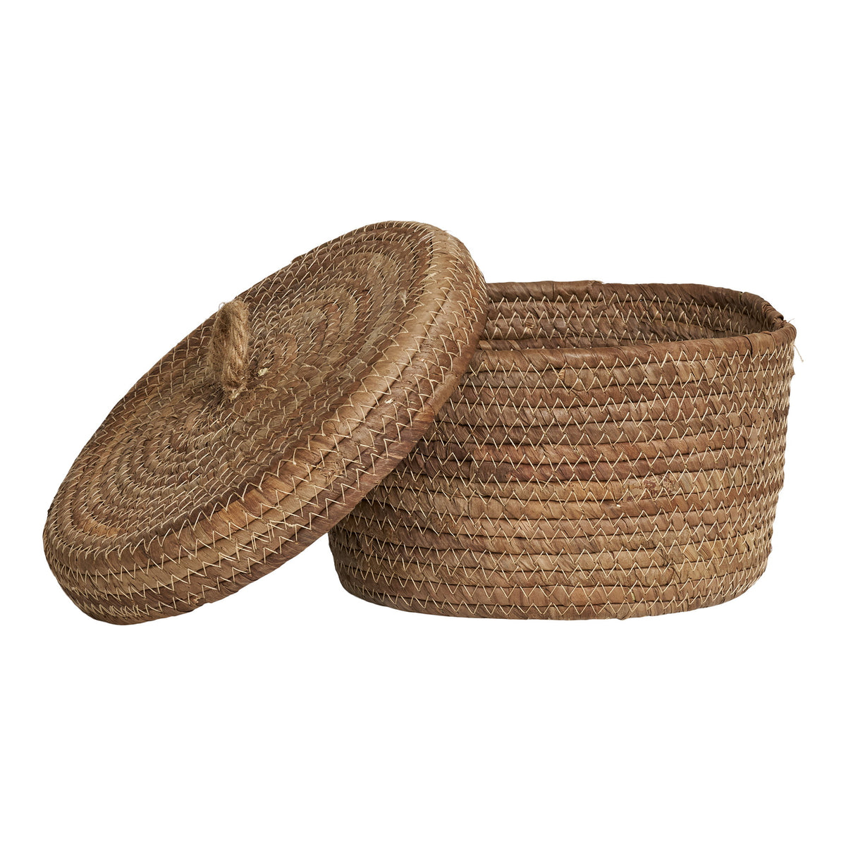 PolsterOase Möbel – Desio Baskets, Körbe aus Bananenblatt, natur, 2er Set – Ansicht 4