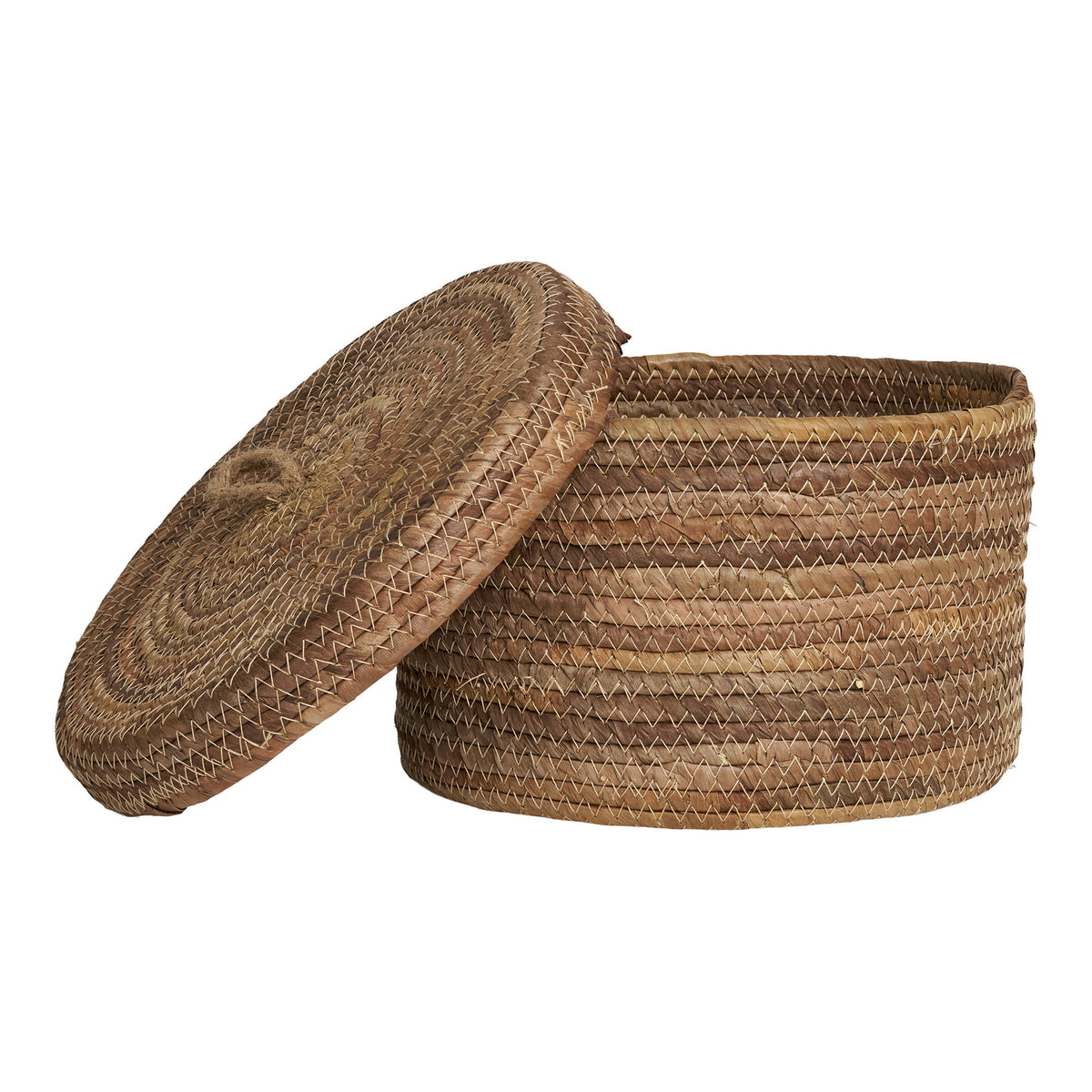 PolsterOase Möbel – Desio Baskets, Körbe aus Bananenblatt, natur, 2er Set – Ansicht 6