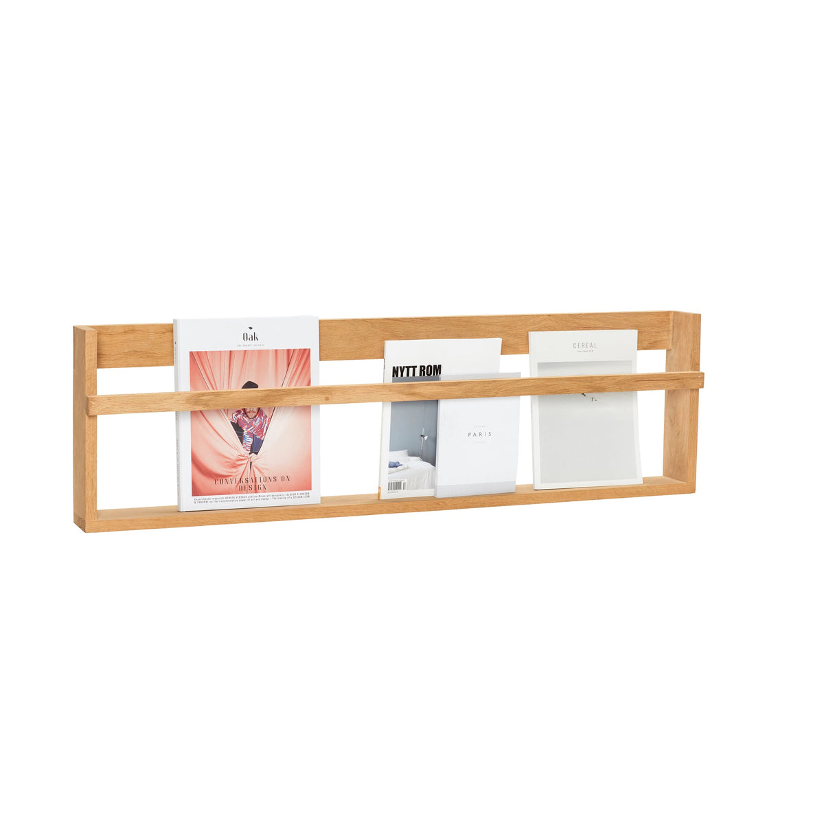 PolsterOase Möbel – Display Zeitschriftenhalter aus Eichenholz – Ansicht 3