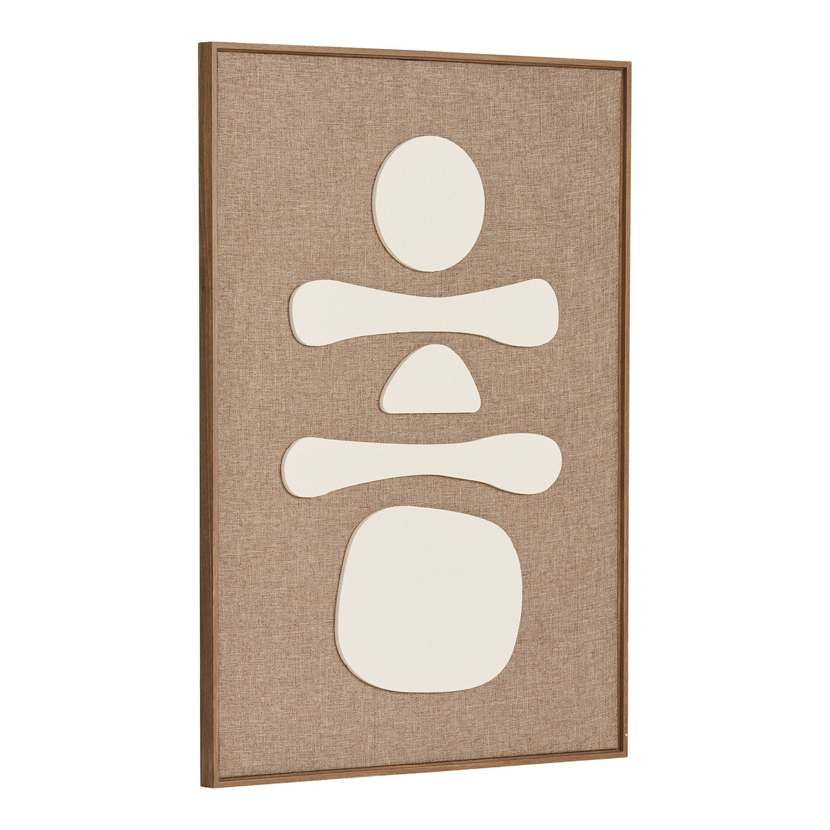 PolsterOase Möbel – Diva Relief, Wanddeko Nr. 1, Braun/Beige, 50 × 70 cm – Ansicht 2