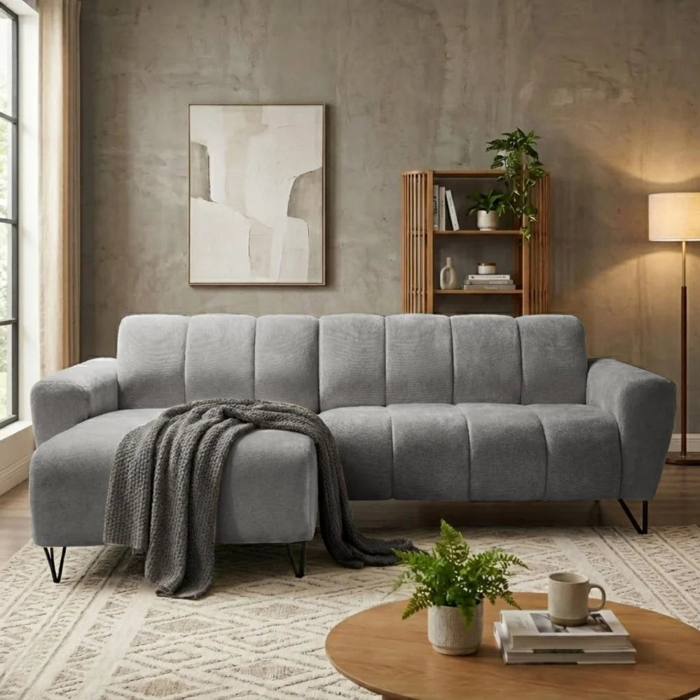 PolsterOase Sofa – Volare L Mini Ecksofa in Vega – Ansicht 75