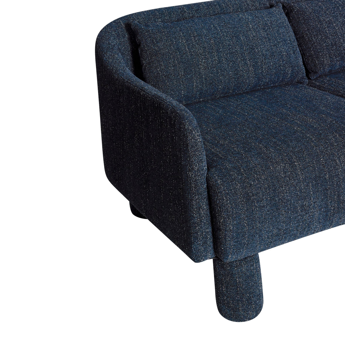 PolsterOase Möbel – Elegance Sofa dunkelblau – Ansicht 7