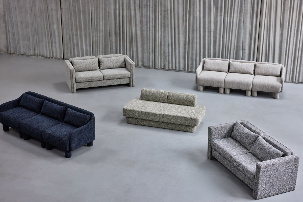 PolsterOase Möbel – Elegance Sofa dunkelblau – Ansicht 15