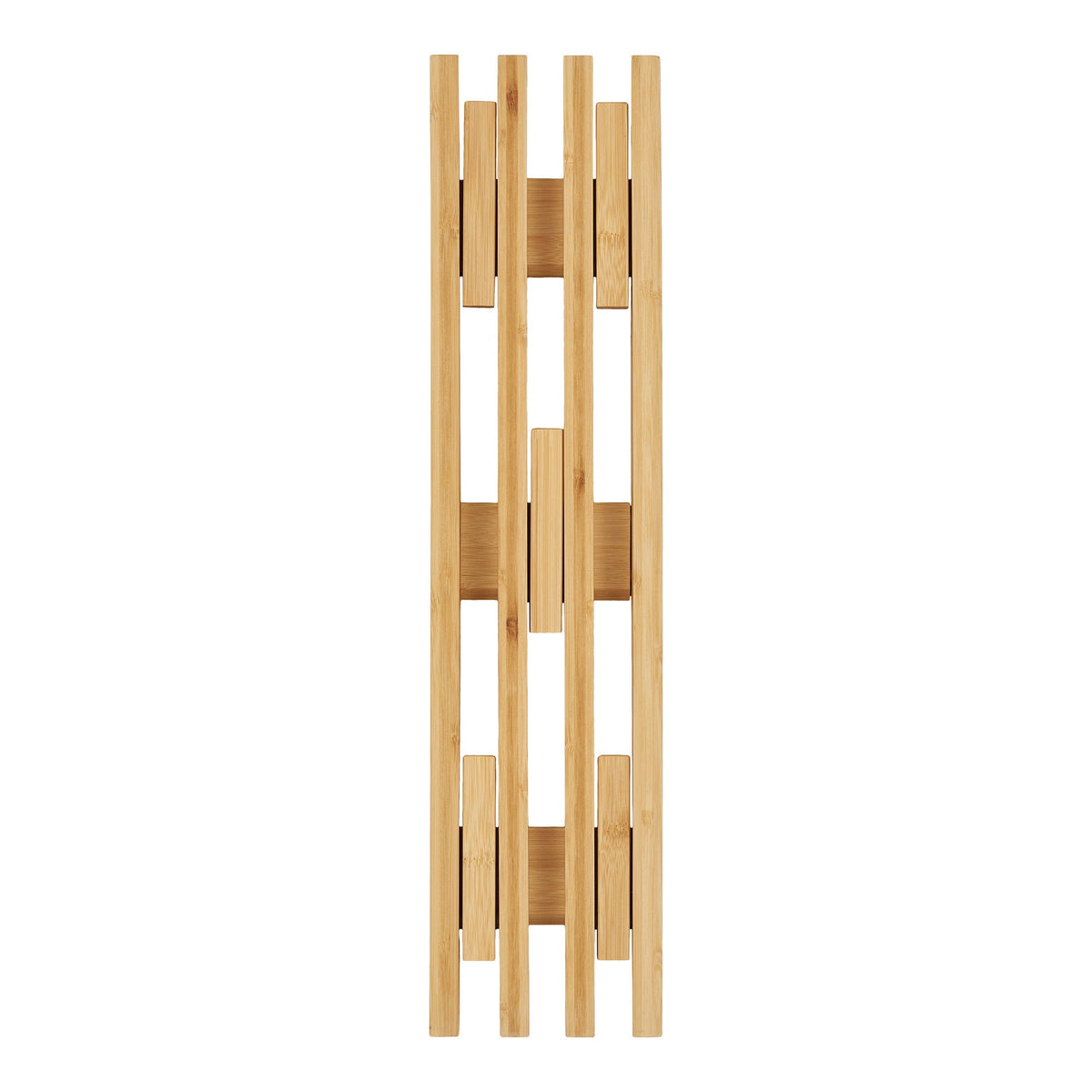 PolsterOase Möbel – Ember Garderobenleiste aus Bambus, Natur, 60 cm – Ansicht 4