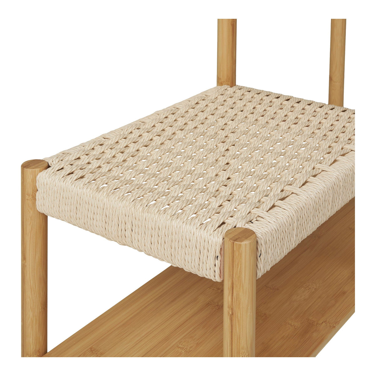 PolsterOase Möbel – Ember Kleiderständer mit Sitzbank aus Bambus, Natur, 165 cm – Ansicht 4