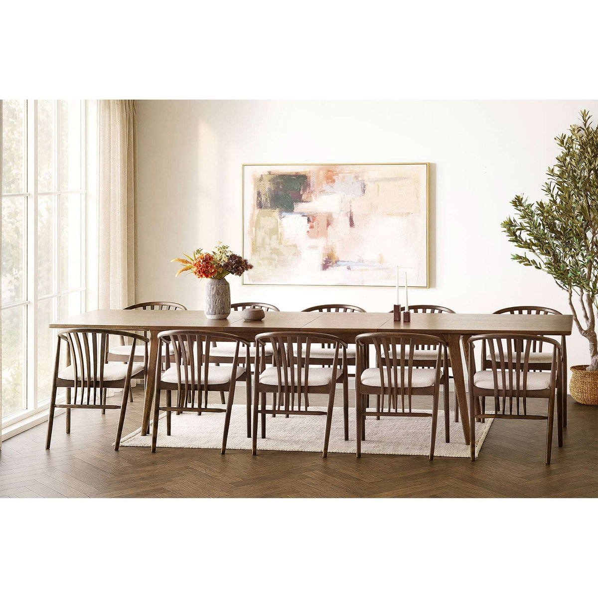 PolsterOase Möbel – Gaya Teppich aus Wollmischung, Beige, 200 × 300 cm – Ansicht 2