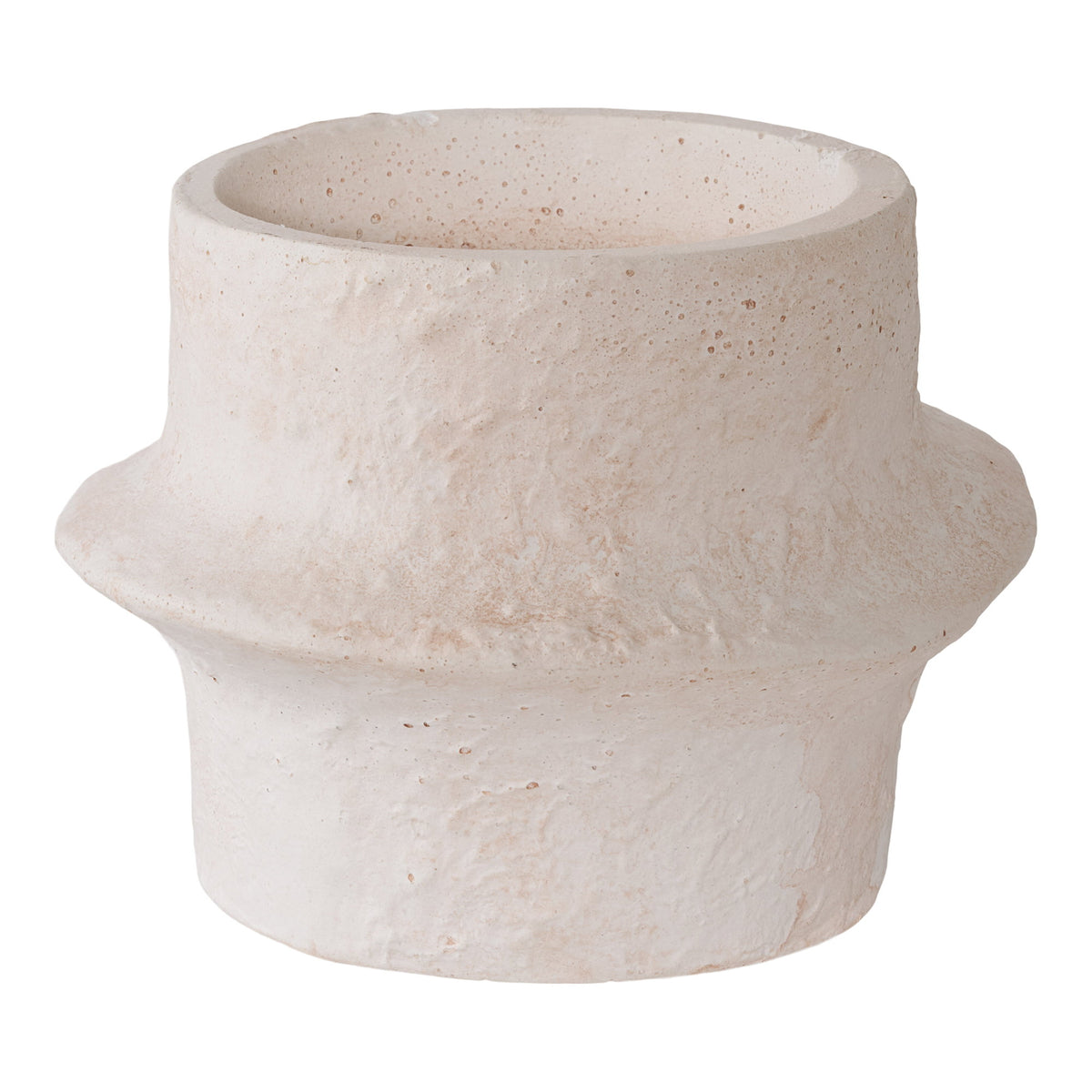 PolsterOase Möbel – Kerzenhalter, Kerzenhalter, Beton, weiß, 2er Set – Ansicht 2
