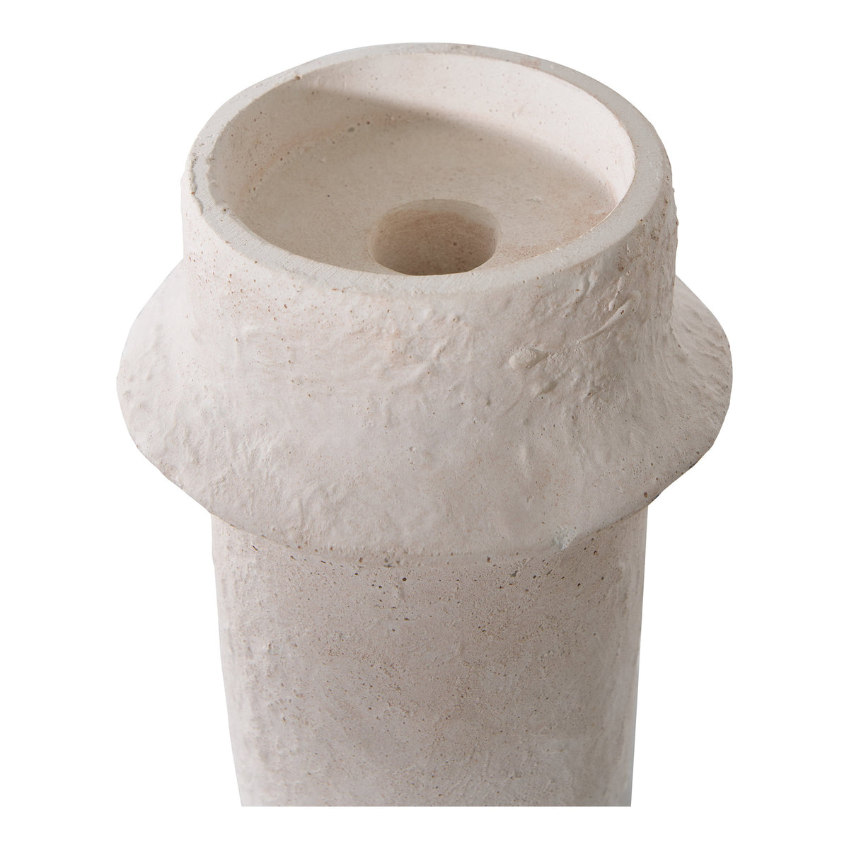 PolsterOase Möbel – Kerzenhalter, Kerzenhalter, Beton, weiß, 2er Set – Ansicht 5