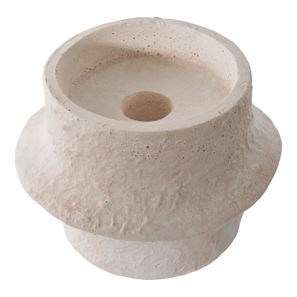 PolsterOase Möbel – Kerzenhalter, Kerzenhalter, Beton, weiß, 2er Set – Ansicht 6