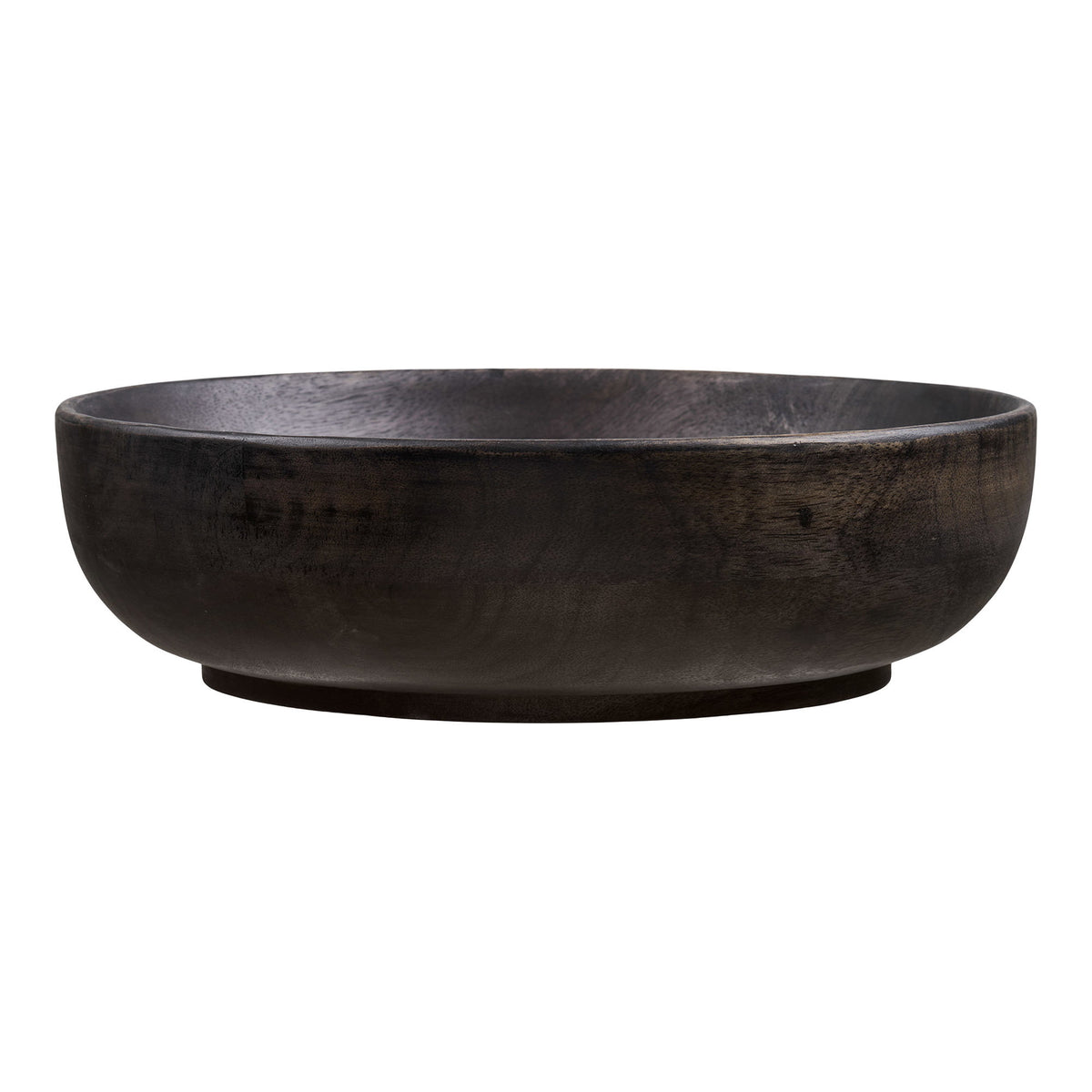 PolsterOase Möbel – Kullu Schale aus Mangoholz, Braun, Ø 26, 5 cm