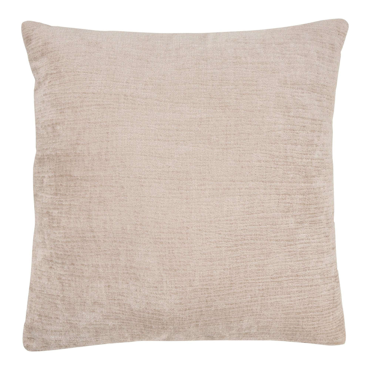 PolsterOase Möbel – Leros Kissen aus Viskose und Baumwolle, Beige, 45 × 45 cm