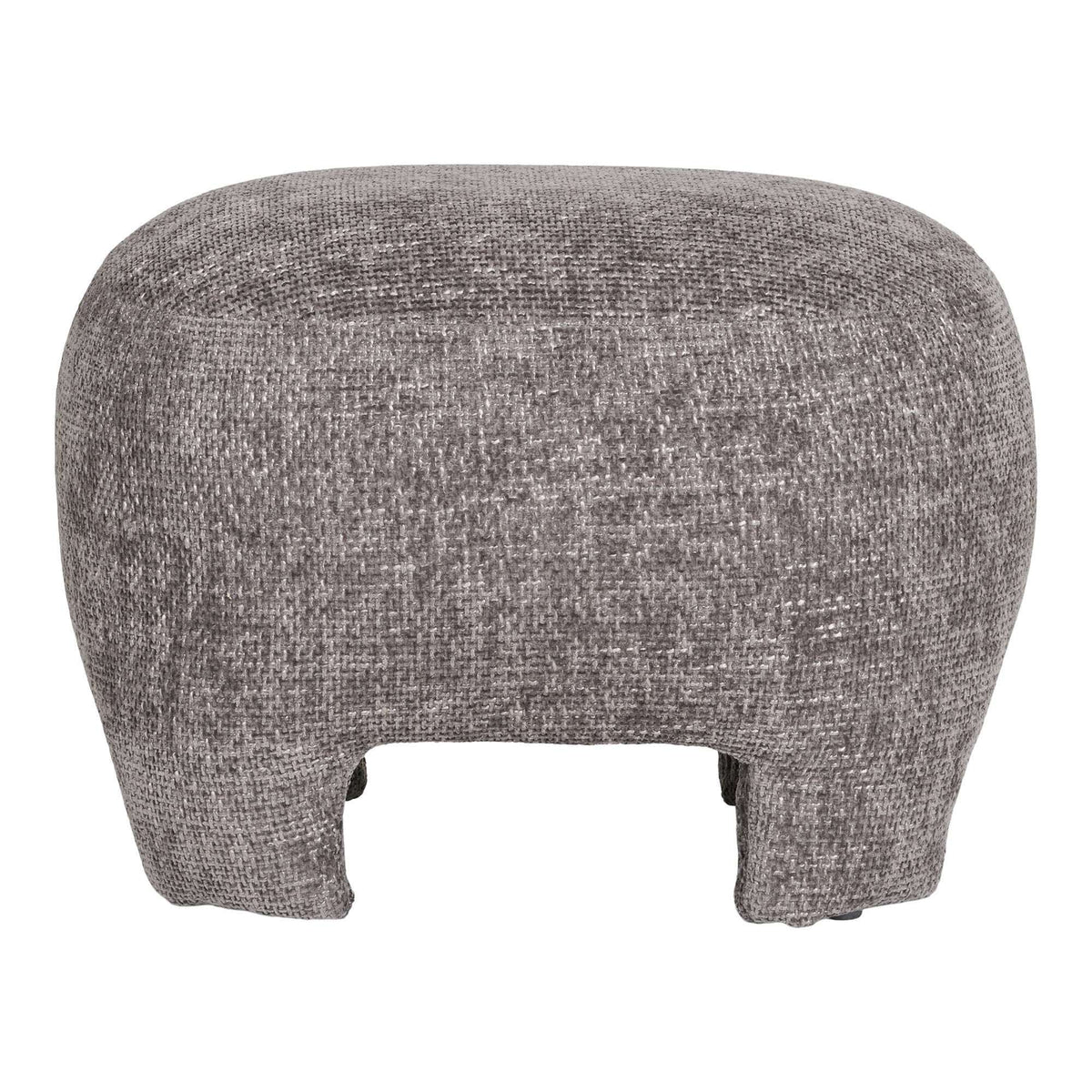 PolsterOase Möbel – Nazare Sitzhocker aus Multiplex, Grau, 53 × 41 cm – Ansicht 3