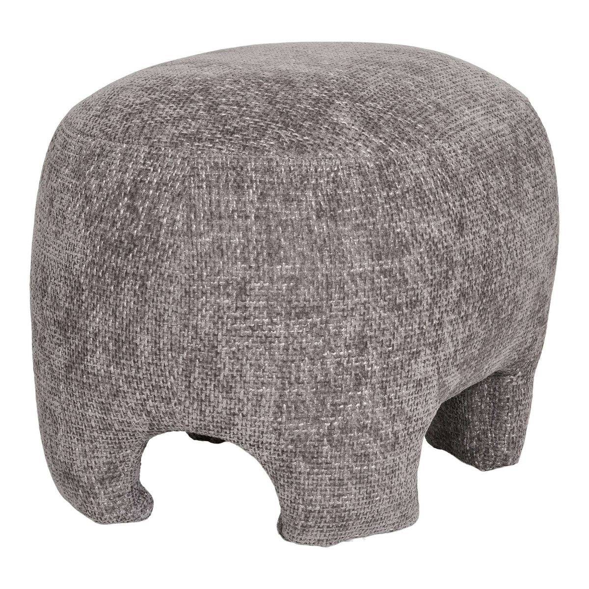 PolsterOase Möbel – Nazare Sitzhocker aus Multiplex, Grau, 53 × 41 cm – Ansicht 4