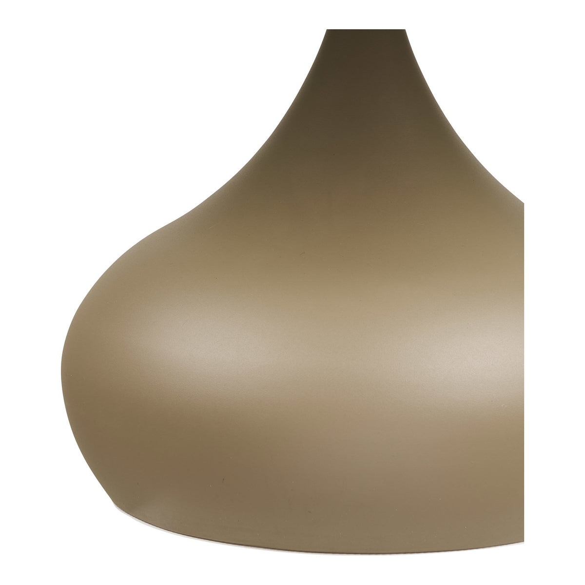 PolsterOase Möbel – Pienza Couchtisch aus Metall und gehärtetem Glas, Khaki, Ø 70 cm – Ansicht 5