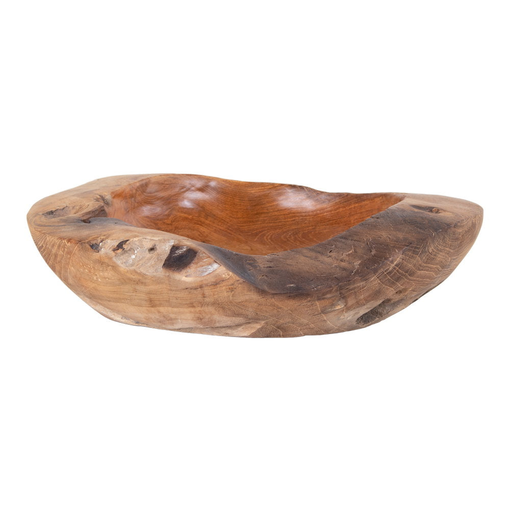 PolsterOase Möbel – Rio Bowl, Schale, Teak, natur ø30x10 cm
