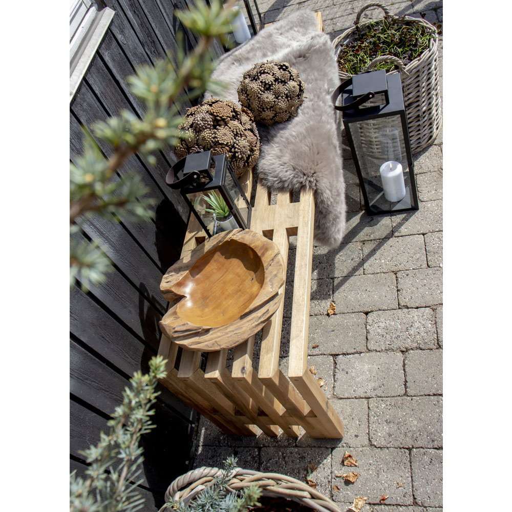 PolsterOase Möbel – Rio Bowl, Schale, Teak, natur ø30x10 cm – Ansicht 4