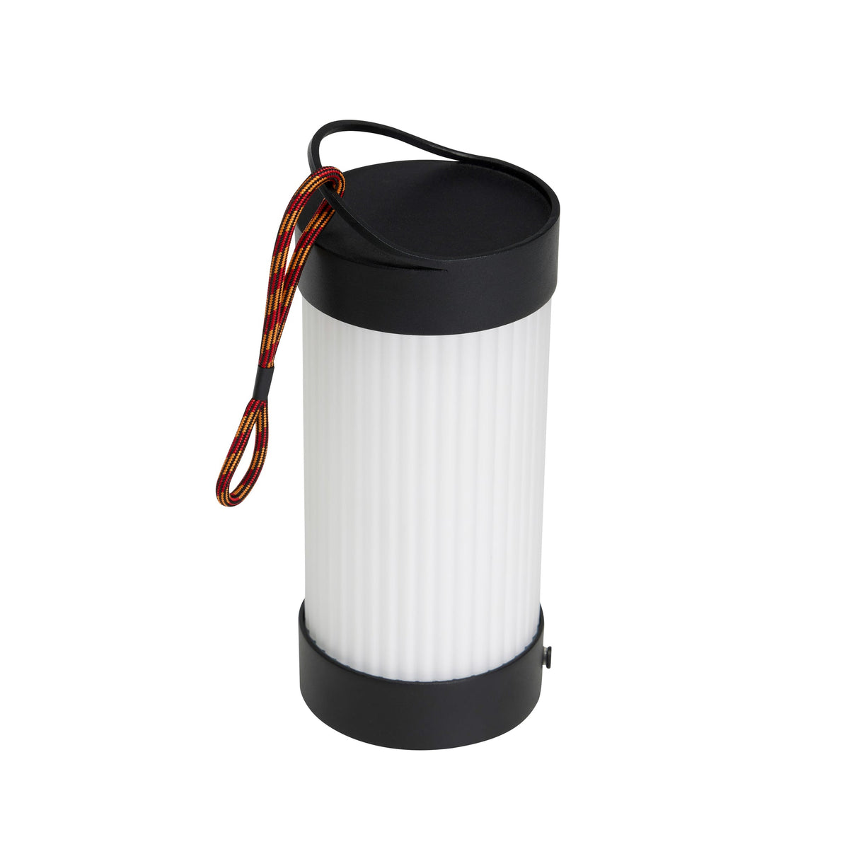 PolsterOase Möbel – Camp Akku, Lampe aus Glas und Metall, Schwarz – Ansicht 2