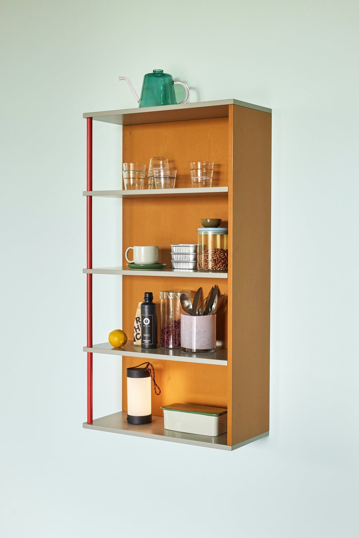 PolsterOase Möbel – Camp Akku, Lampe aus Glas und Metall, Schwarz – Ansicht 5