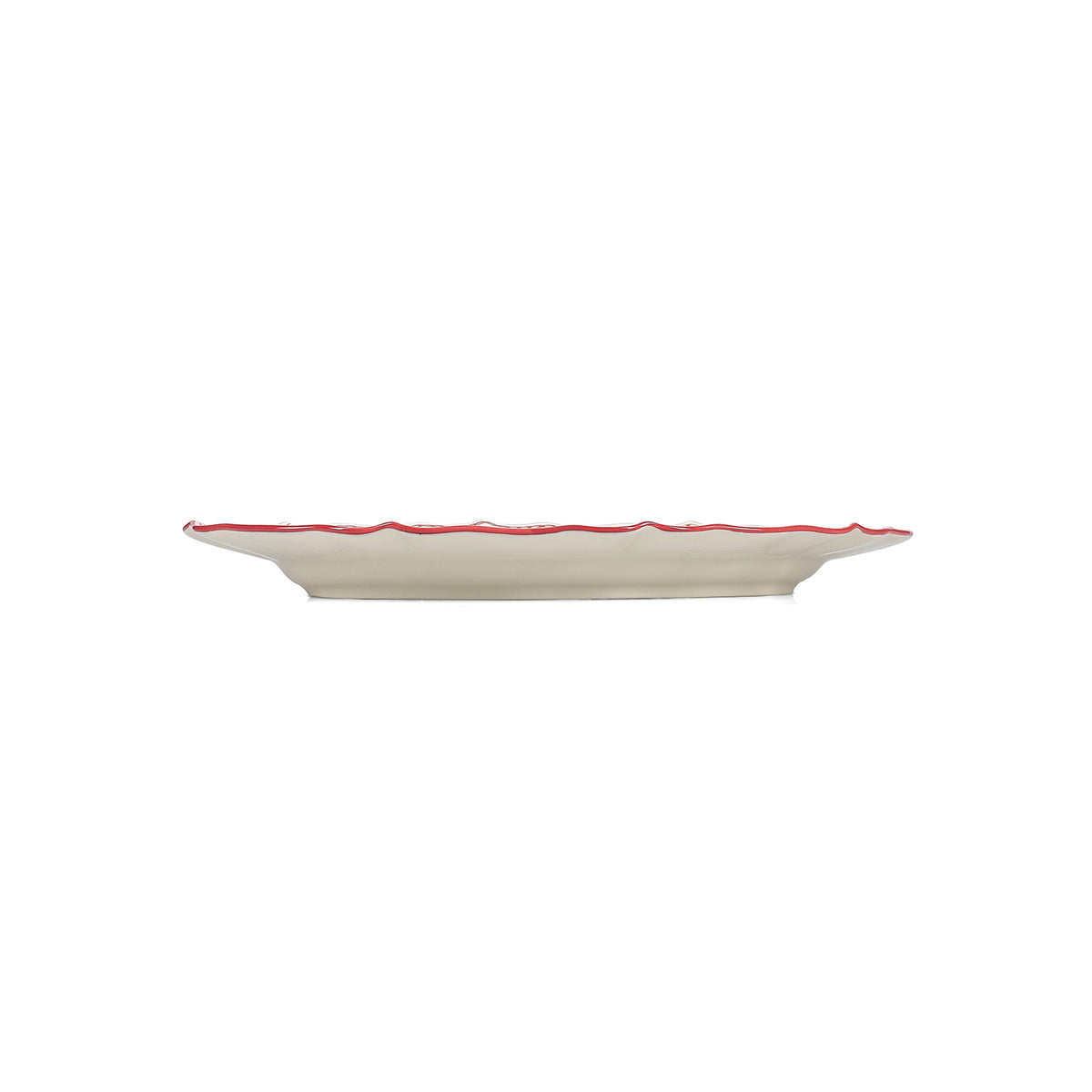 PolsterOase Möbel – Servierplatte 32, 5 x 22, 5 cm oval bordeaux Cyril – Ansicht 3