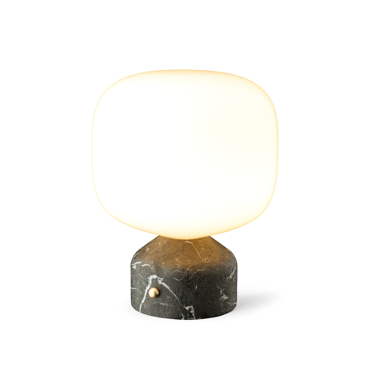PolsterOase Tischlampe – MEEMO Tragbare Lampe Schwarzer Marmor Nr. 1