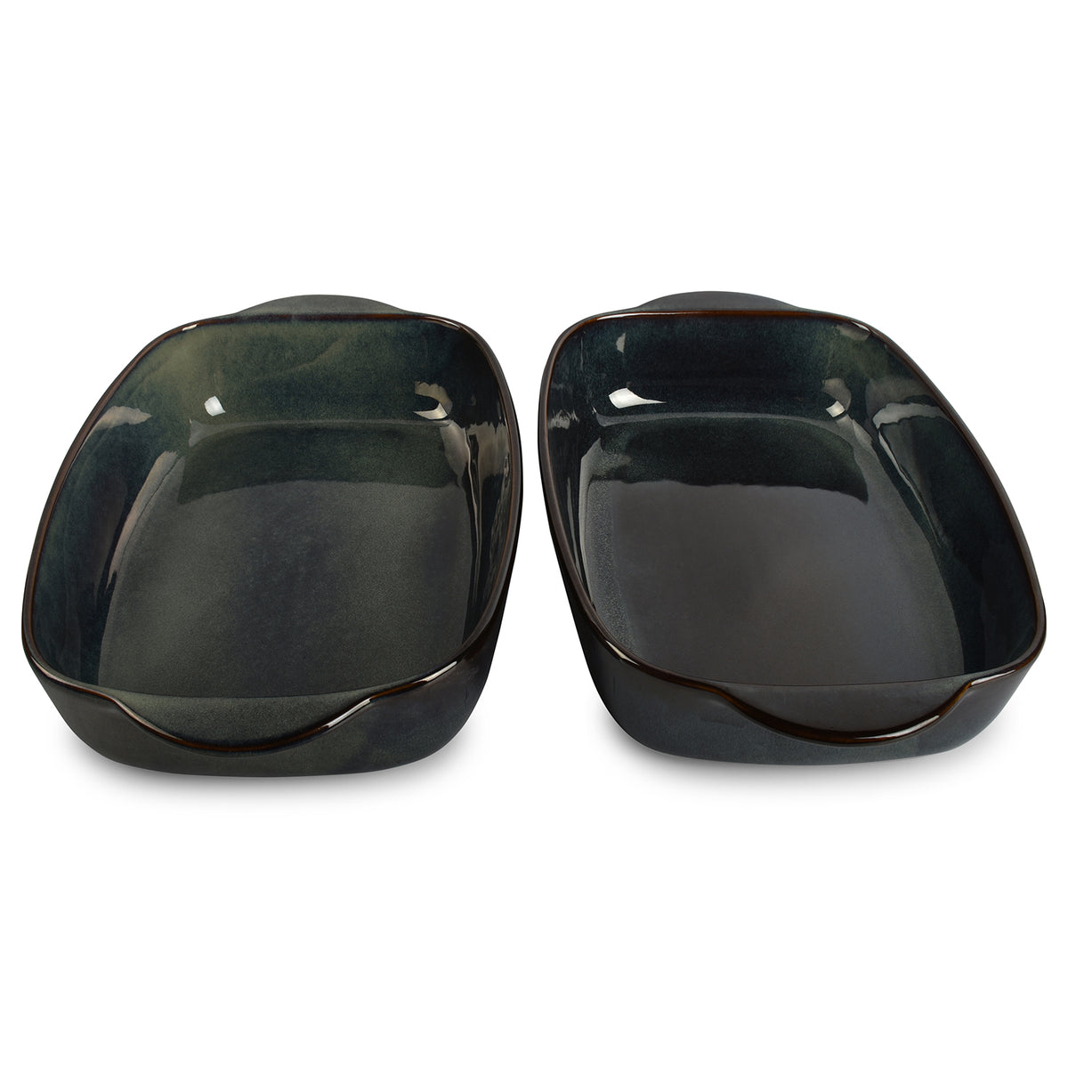 Salt & Pepper Auflaufform 39/33x25,5xH8,5cm grün/blau Meridian – Produktansicht 4